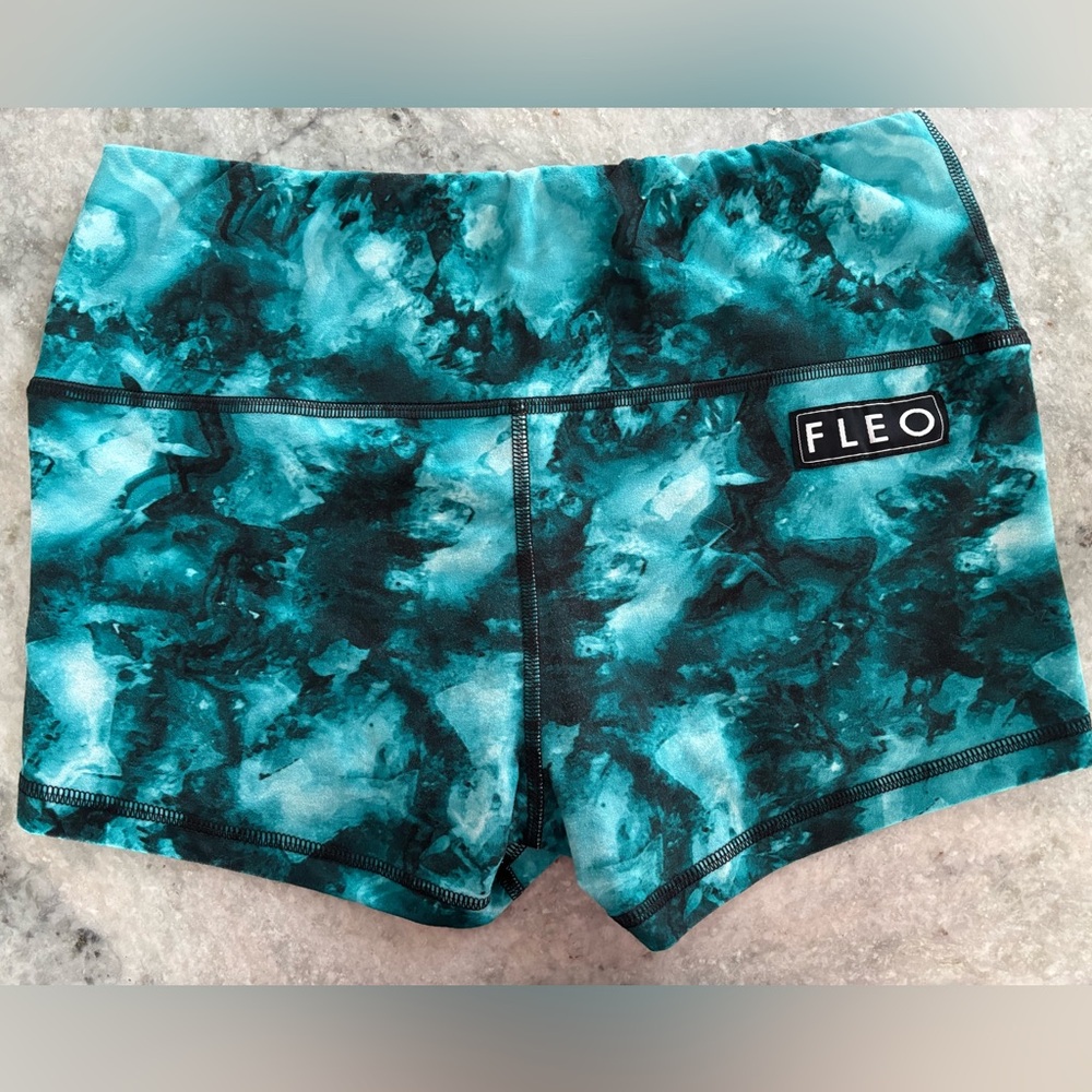Fleo High Rise Original Shorts | Turquoise Stone